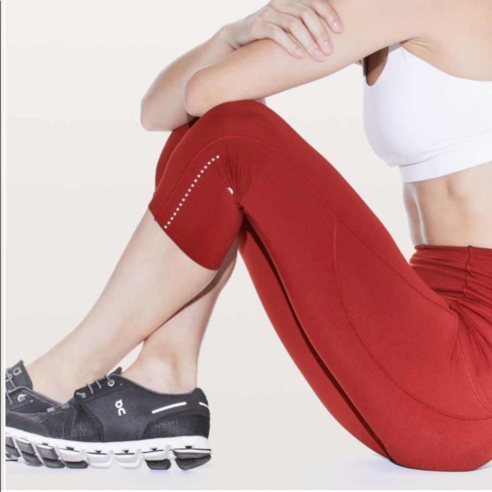 Lululemon Fast & Free Crop Nulux 19”, size 6